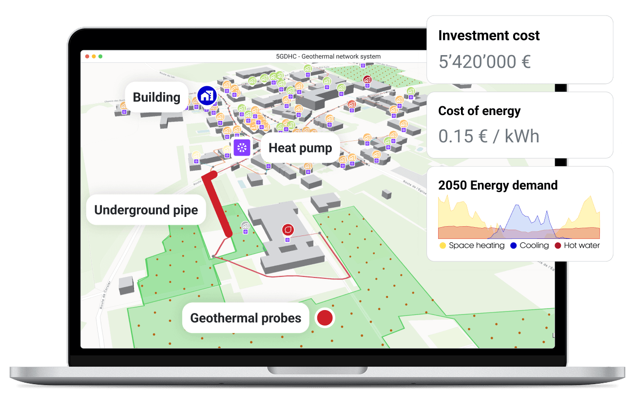Planeto thermal network design software Planeto thermal network design software